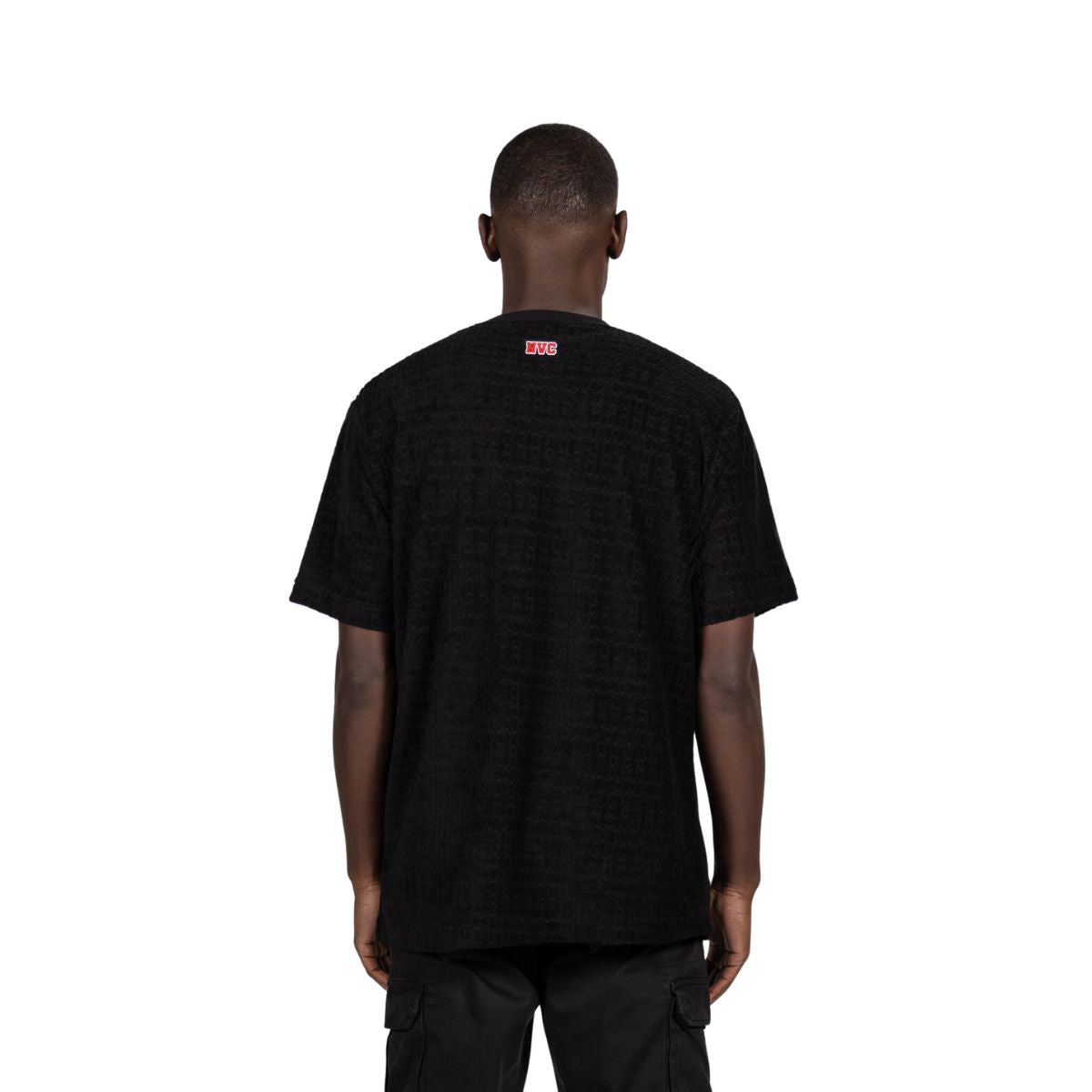 Jacquard Tee Black