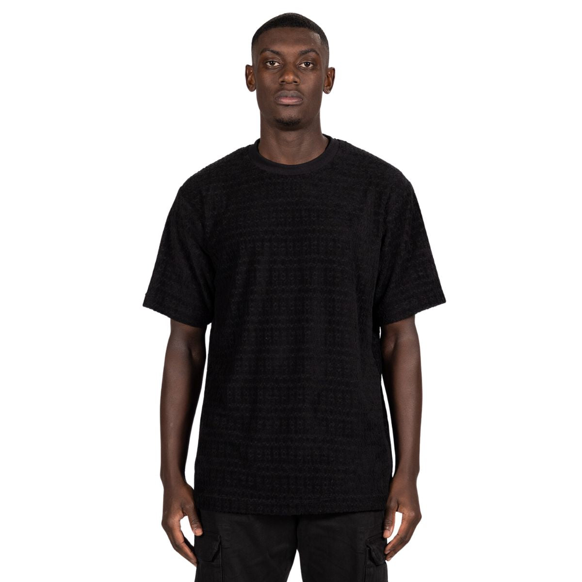 Jacquard Tee Black