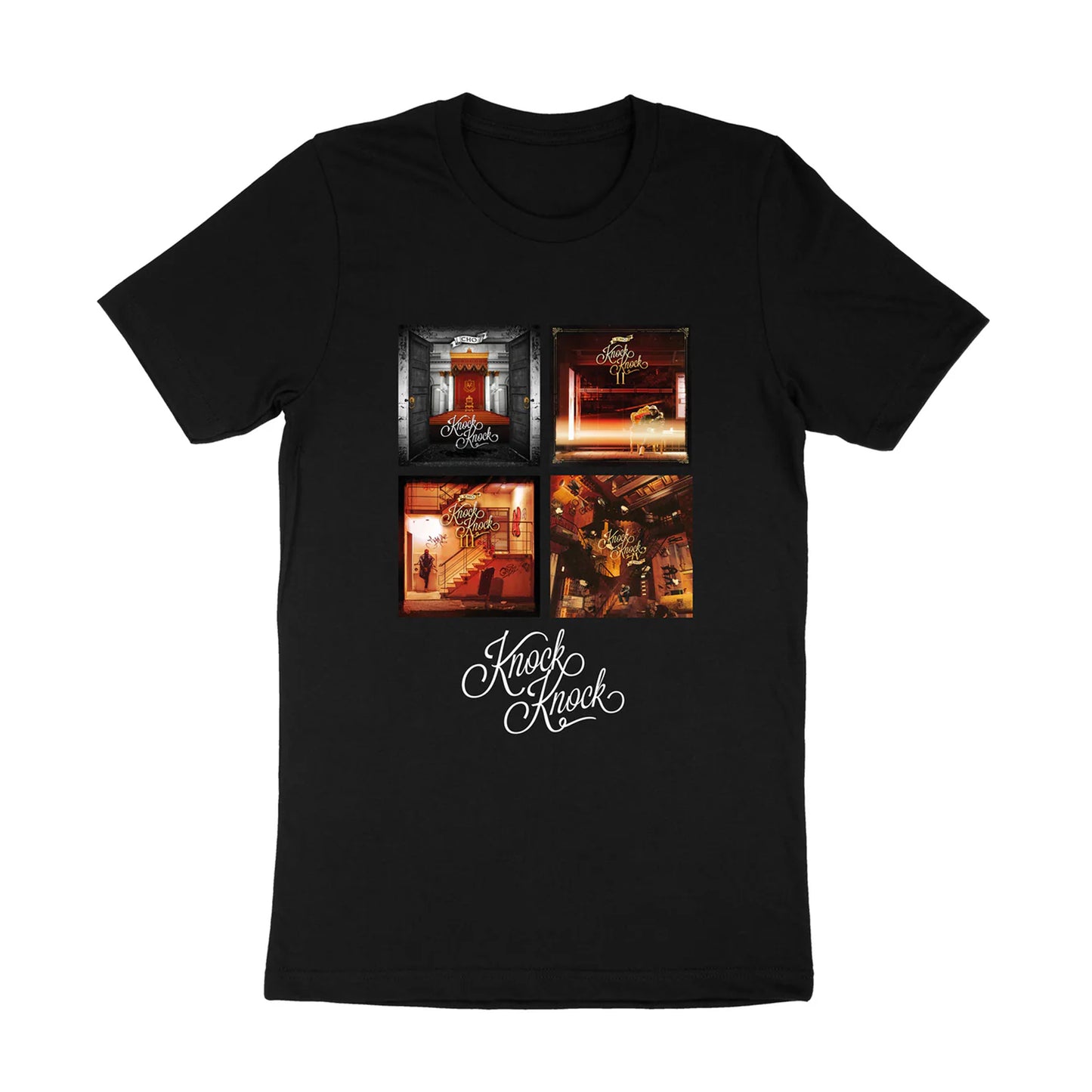 Knock Knock Album T-Shirt Black